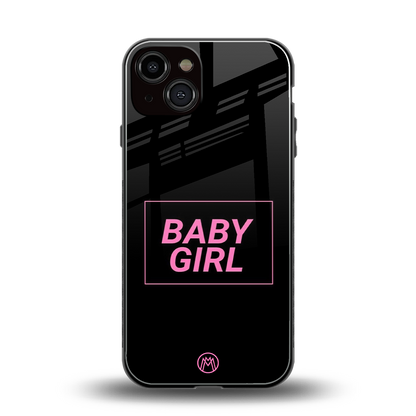 baby girl back phone cover | glass case for iphone 13