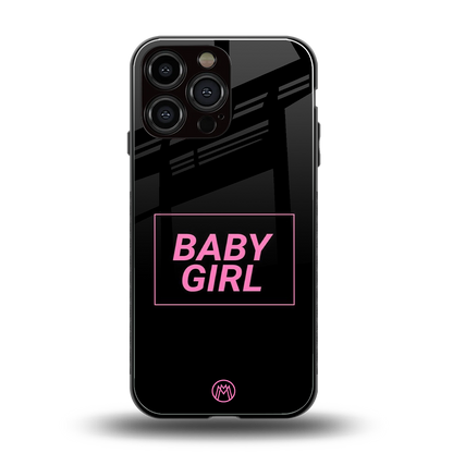 baby girl back phone cover | glass case for iphone 14 pro max