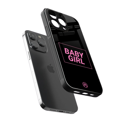 baby girl back phone cover | glass case for iphone 14 pro max