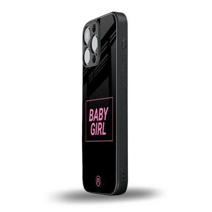 baby girl back phone cover | glass case for iphone 14 pro max