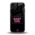baby girl back phone cover | glass case for iphone 15