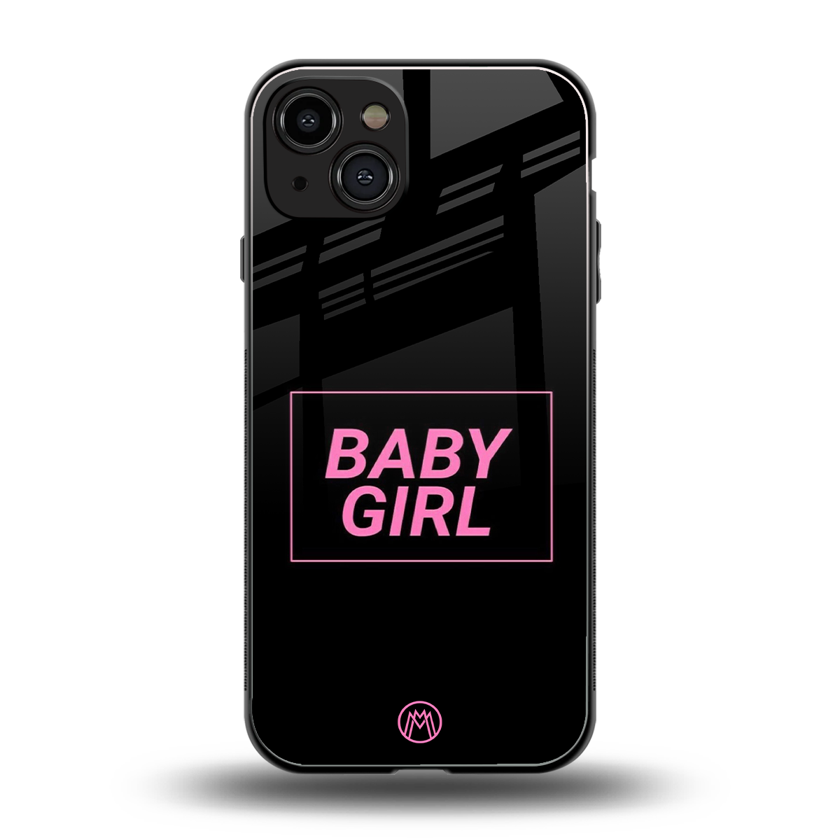 baby girl back phone cover | glass case for iphone 15
