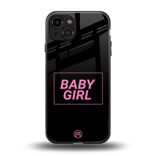 baby girl back phone cover | glass case for iphone 15