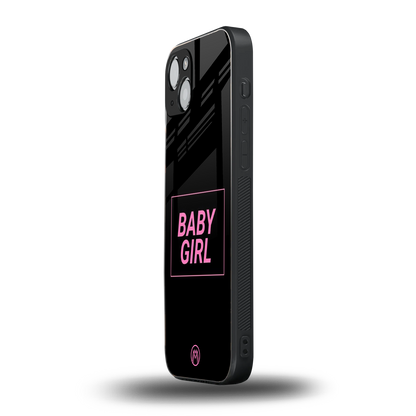 baby girl back phone cover | glass case for iphone 14