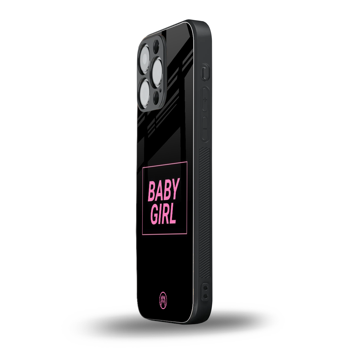 baby girl back phone cover | glass case for iphone 16 pro max