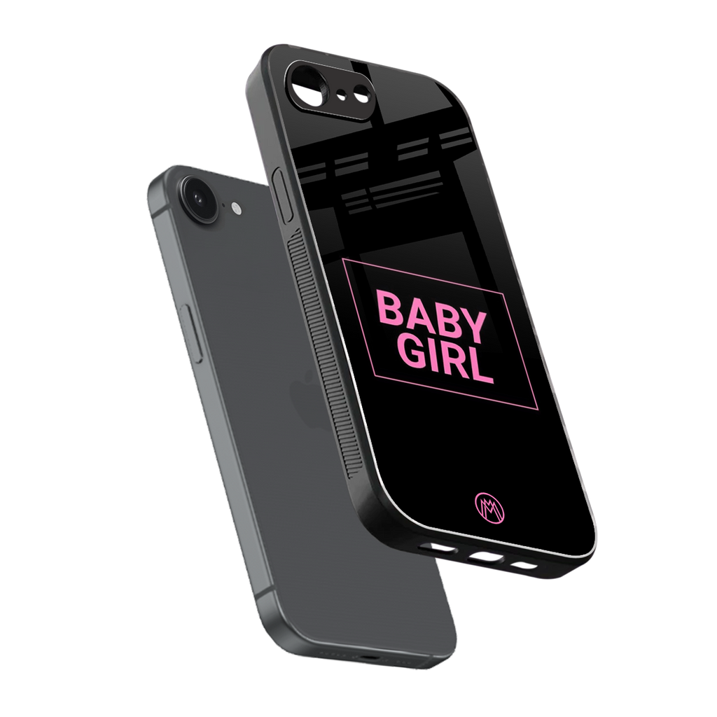 baby girl back phone cover | glass case for iphone 16e