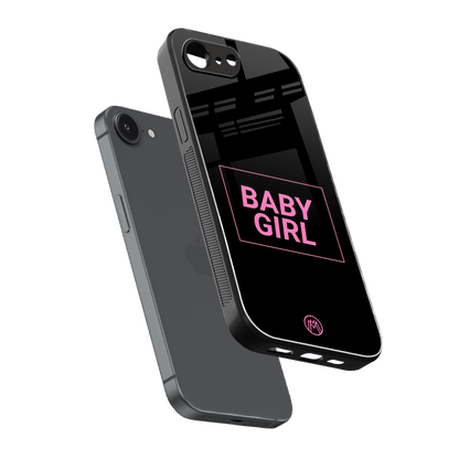 baby girl back phone cover | glass case for iphone 16e