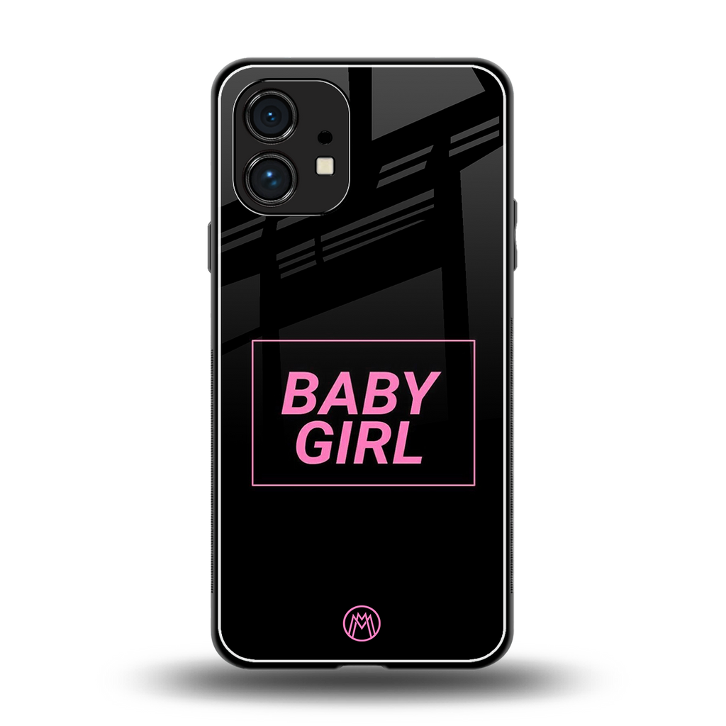 baby girl back phone cover | glass case for nothing phone 1