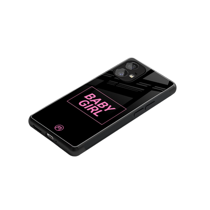 baby girl back phone cover | glass case for nothing phone 1