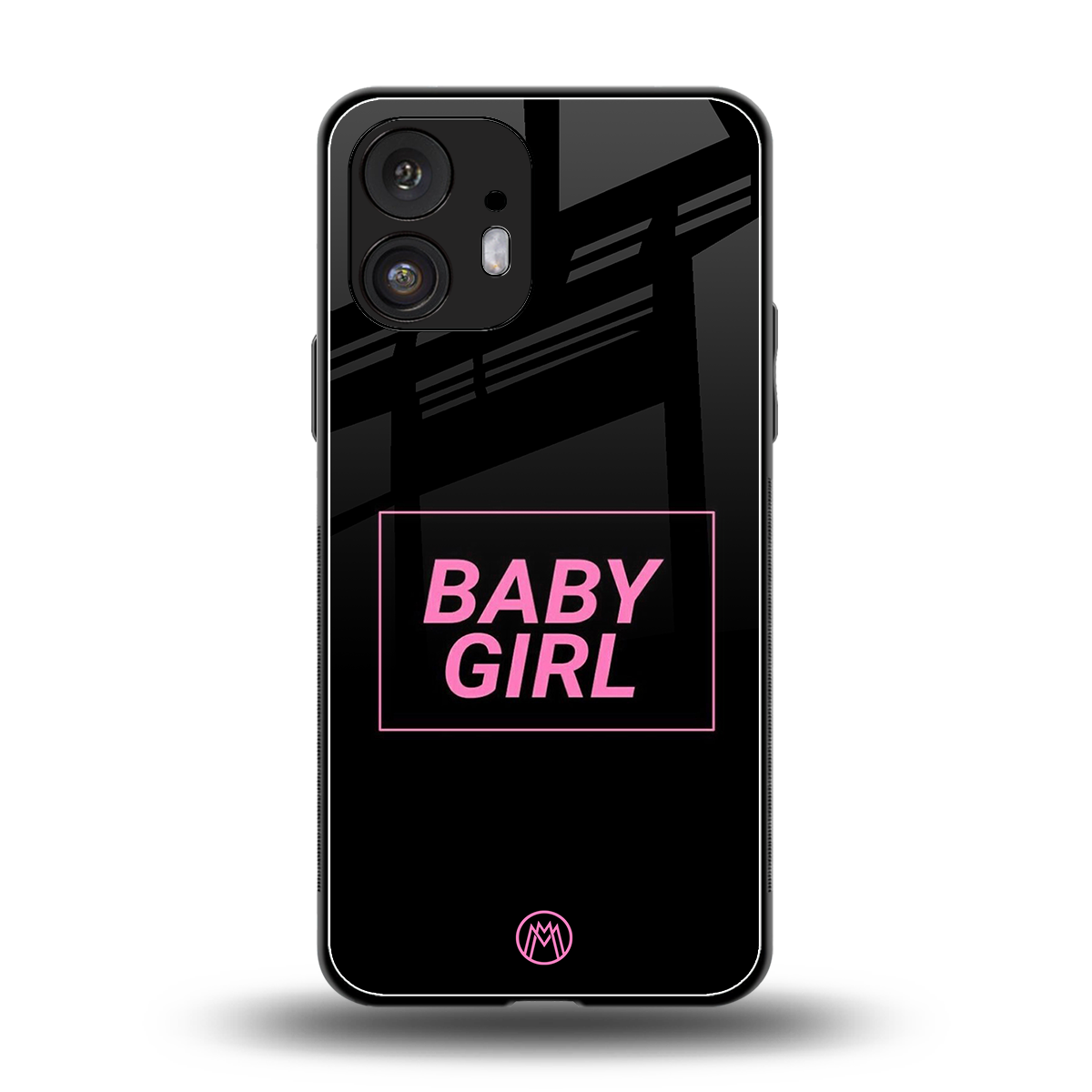 baby girl back phone cover | glass case for nothing phone 2