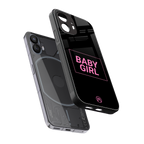 baby girl back phone cover | glass case for nothing phone 2