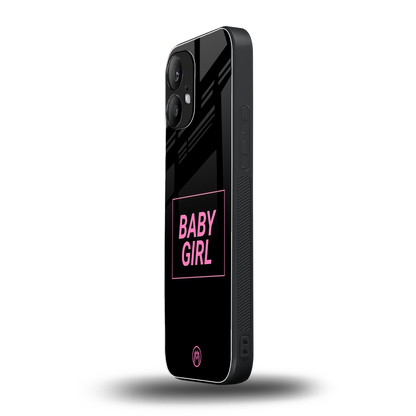 baby girl back phone cover | glass case for nothing phone 2