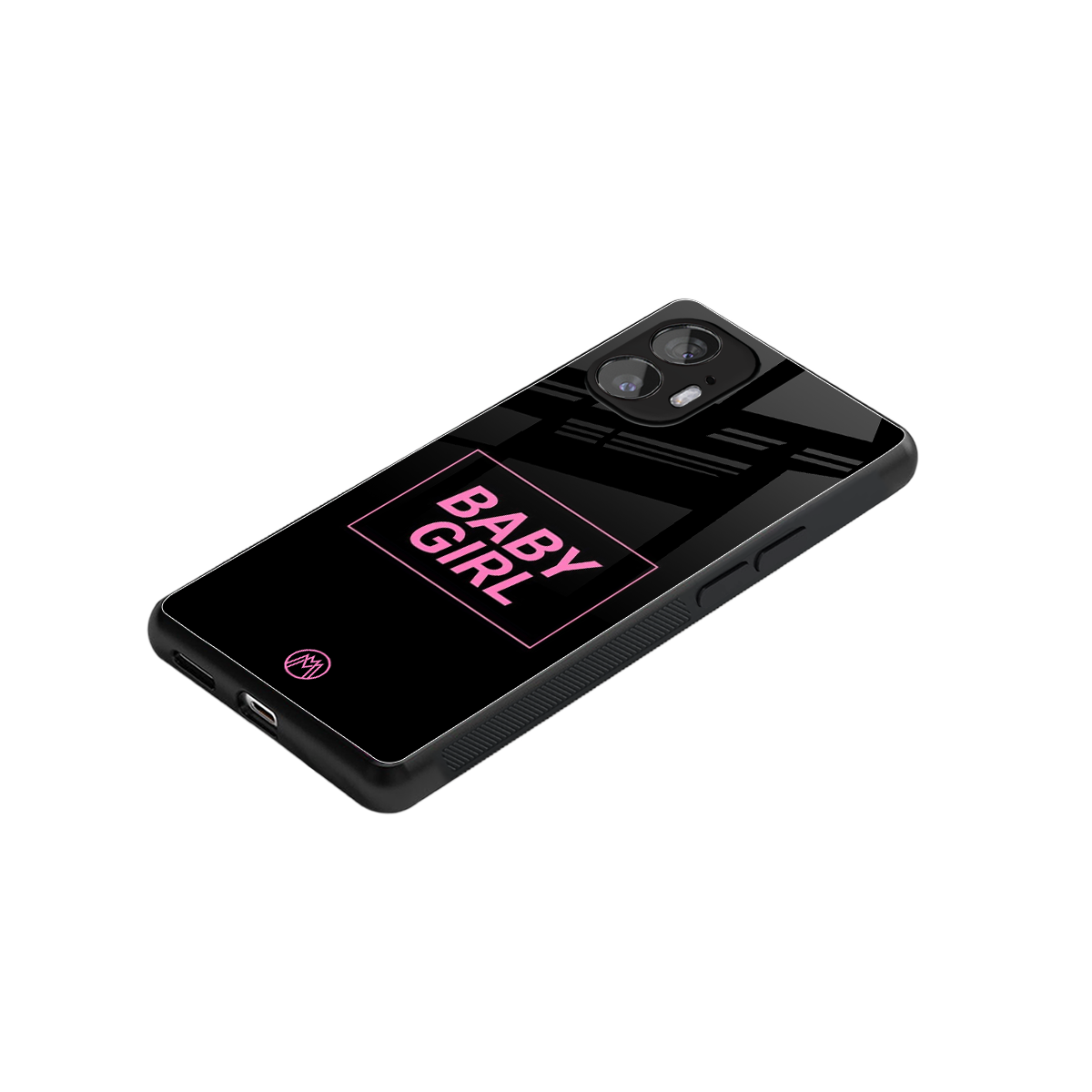 baby girl back phone cover | glass case for nothing phone 2