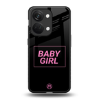 baby girl back phone cover | glass case for oneplus nord 3