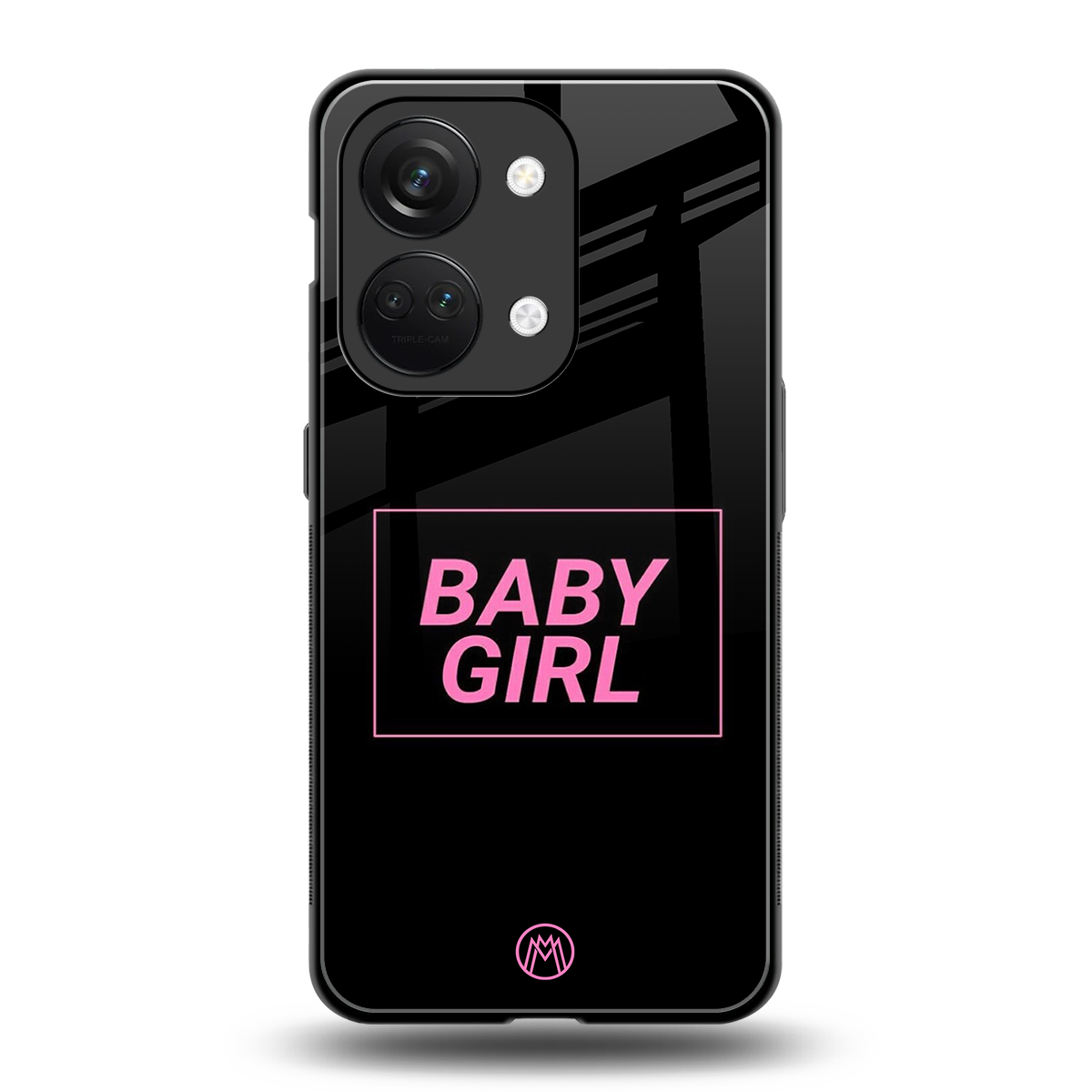baby girl back phone cover | glass case for oneplus nord 3