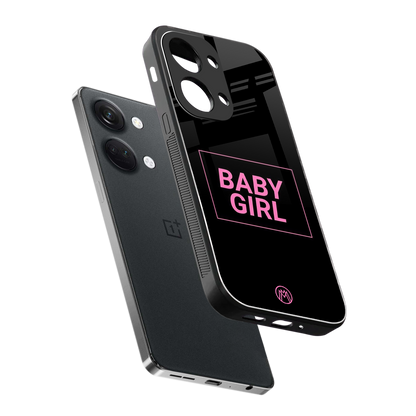 baby girl back phone cover | glass case for oneplus nord 3