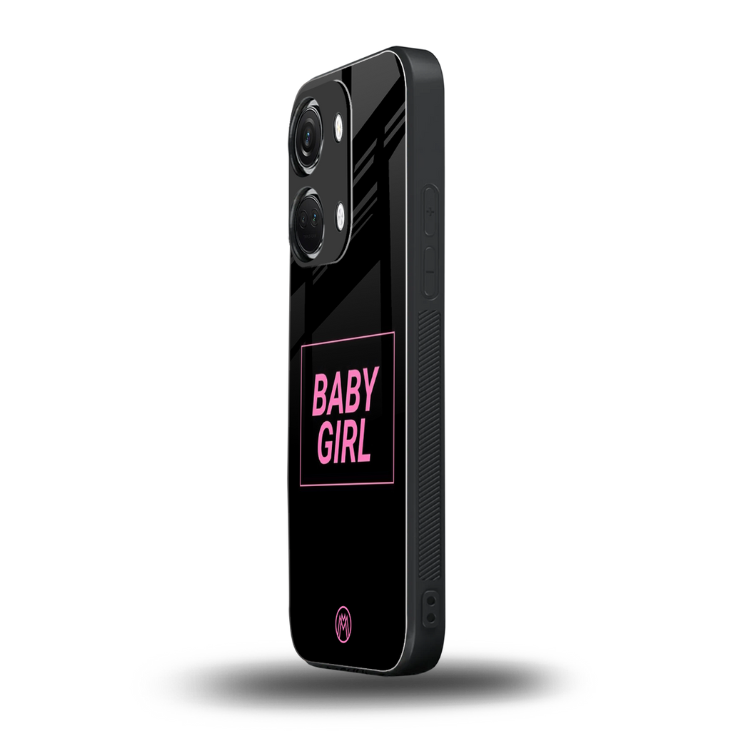 baby girl back phone cover | glass case for oneplus nord 3