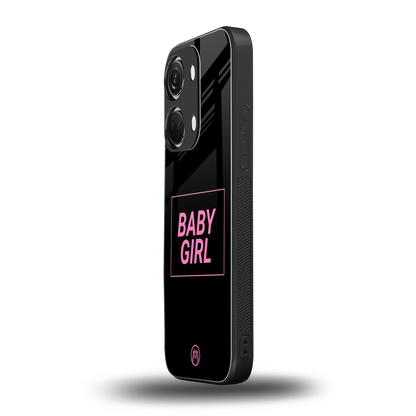 baby girl back phone cover | glass case for oneplus nord 3