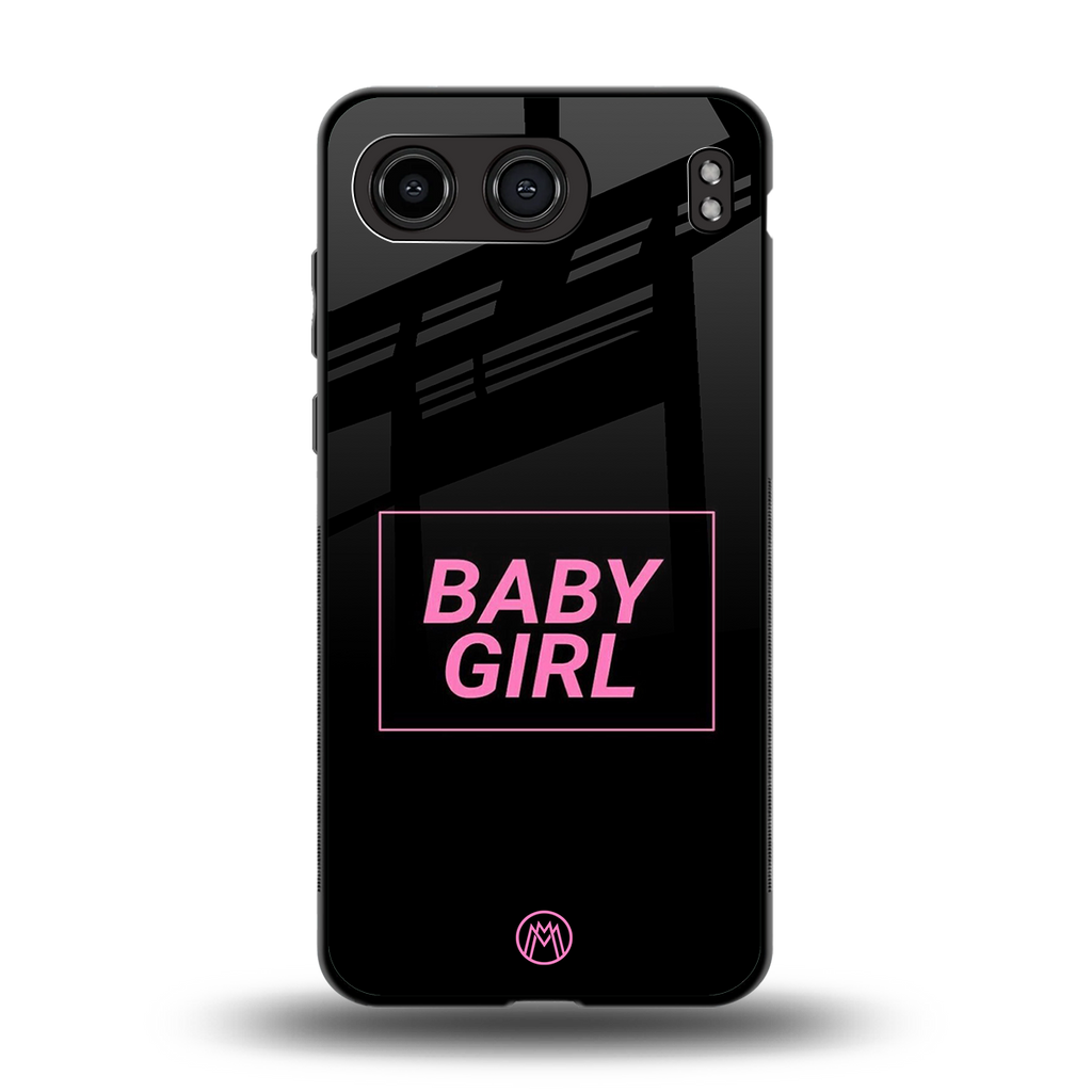 baby girl back phone cover | glass case for oneplus nord 4