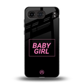 baby girl back phone cover | glass case for oneplus nord 4