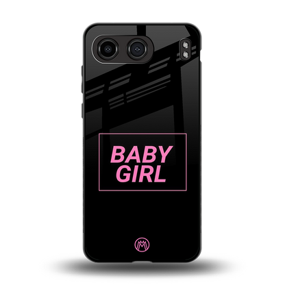 baby girl back phone cover | glass case for oneplus nord 4