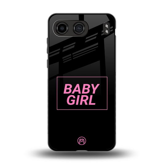 baby girl back phone cover | glass case for oneplus nord 4