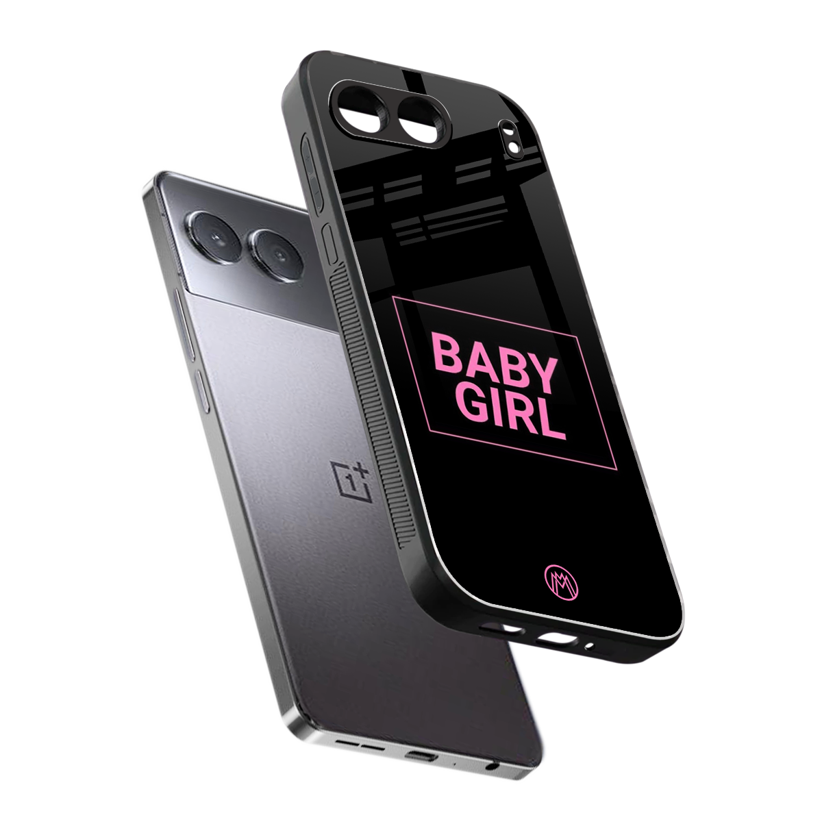 baby girl back phone cover | glass case for oneplus nord 4