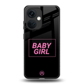 baby girl back phone cover | glass case for oneplus nord ce 3