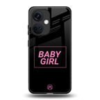 baby girl back phone cover | glass case for oneplus nord ce 3