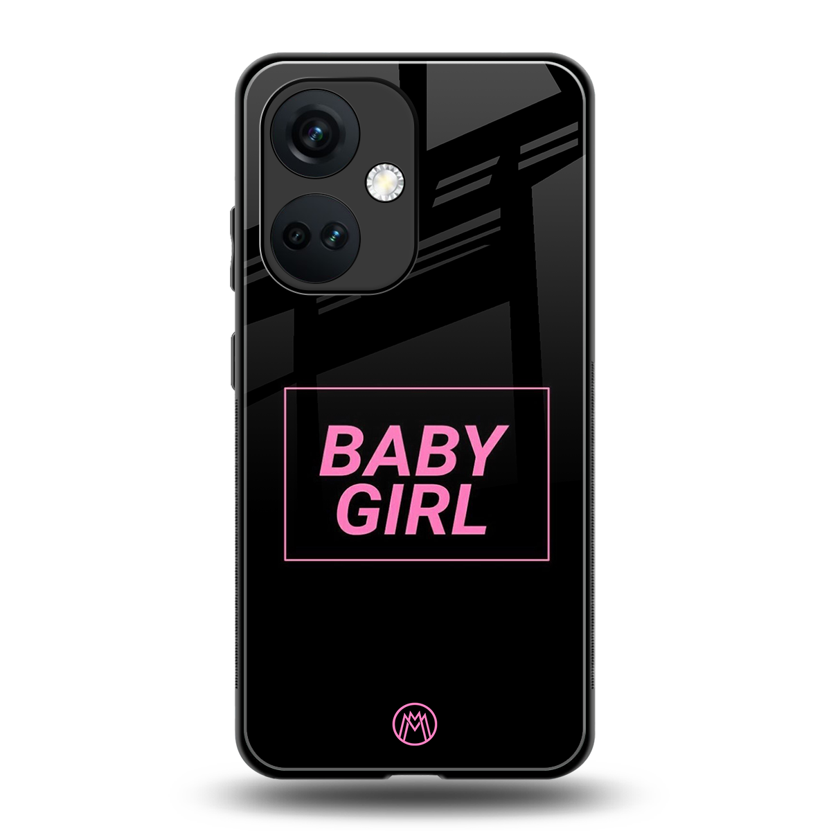 baby girl back phone cover | glass case for oneplus nord ce 3