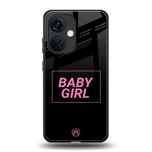 baby girl back phone cover | glass case for oneplus nord ce 3