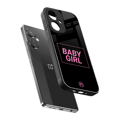 baby girl back phone cover | glass case for oneplus nord ce 3
