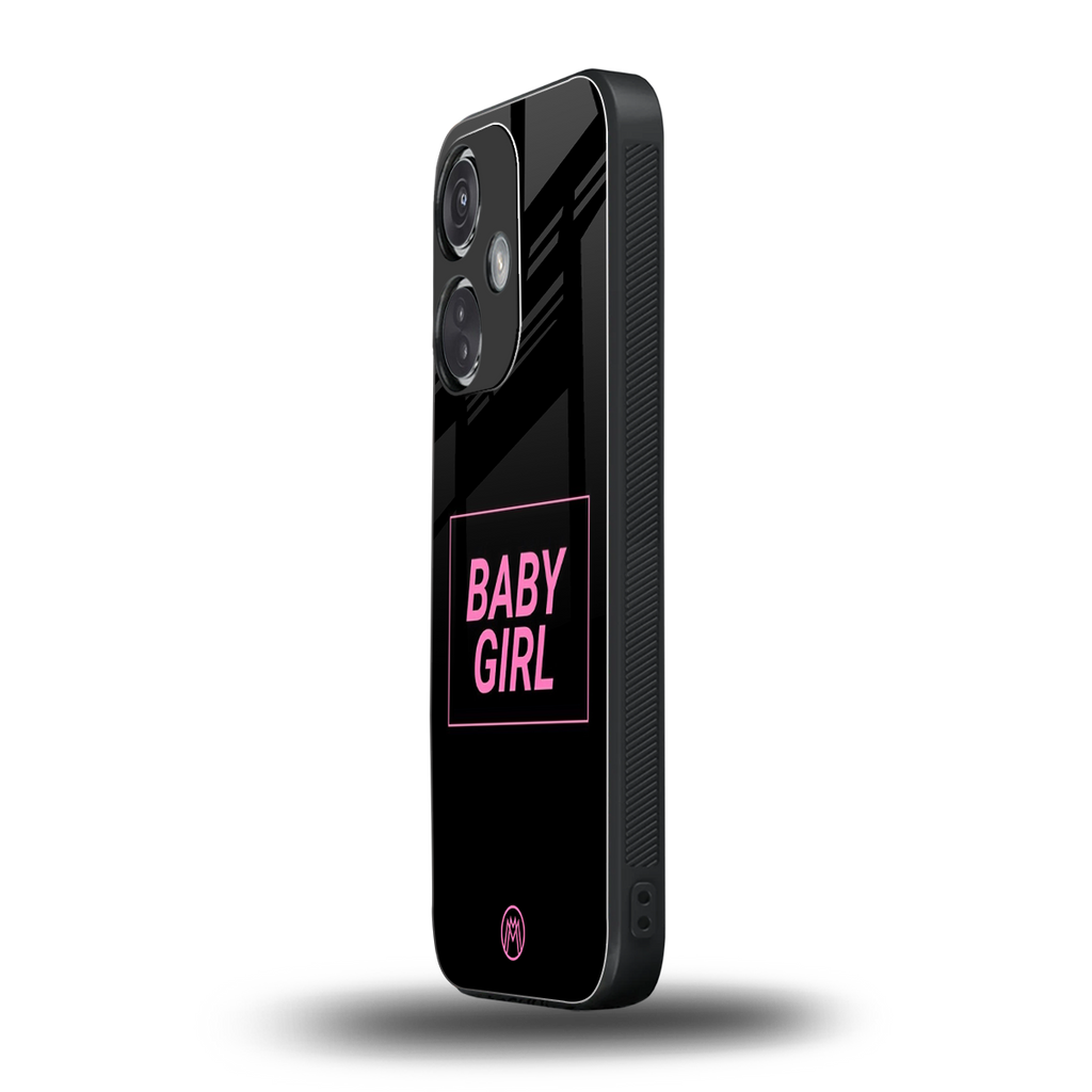 baby girl back phone cover | glass case for oneplus nord ce 3