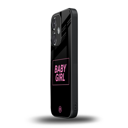 baby girl back phone cover | glass case for oneplus nord ce 3