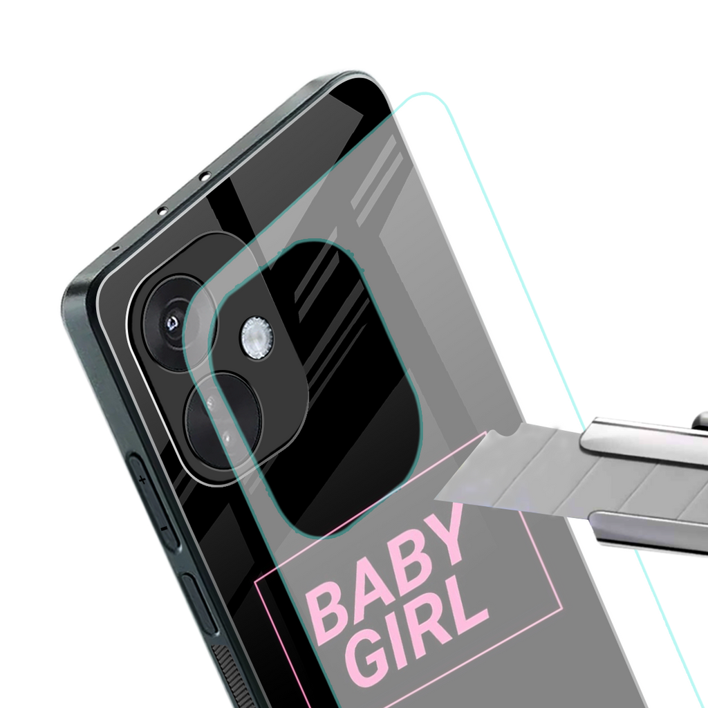 baby girl back phone cover | glass case for oneplus nord ce 3