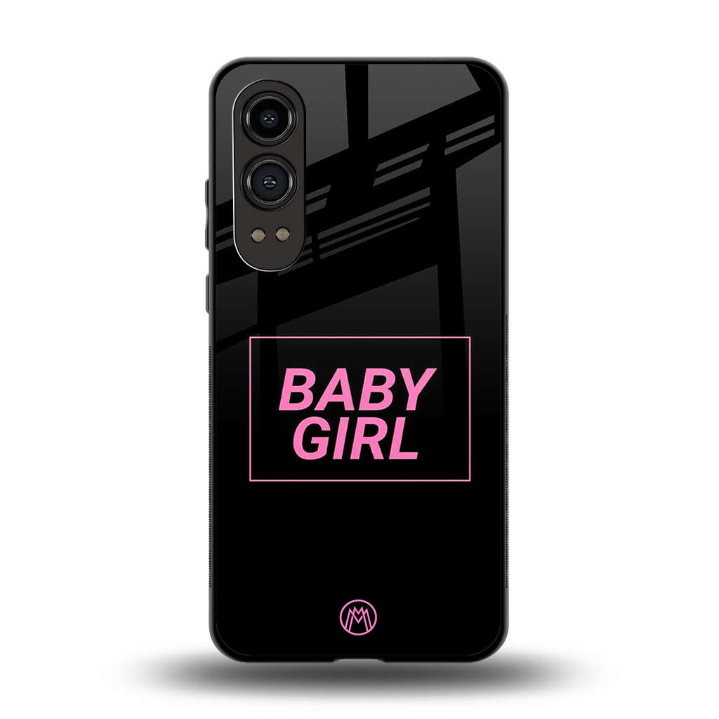 baby girl back phone cover | glass case for oneplus nord ce 4 lite