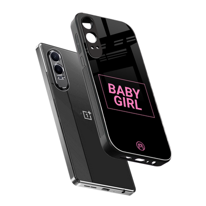 baby girl back phone cover | glass case for oneplus nord ce 4 lite