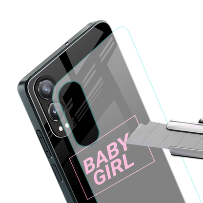 baby girl back phone cover | glass case for oneplus nord ce 4 lite