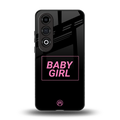 baby girl back phone cover | glass case for oneplus nord ce 4