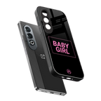 baby girl back phone cover | glass case for oneplus nord ce 4