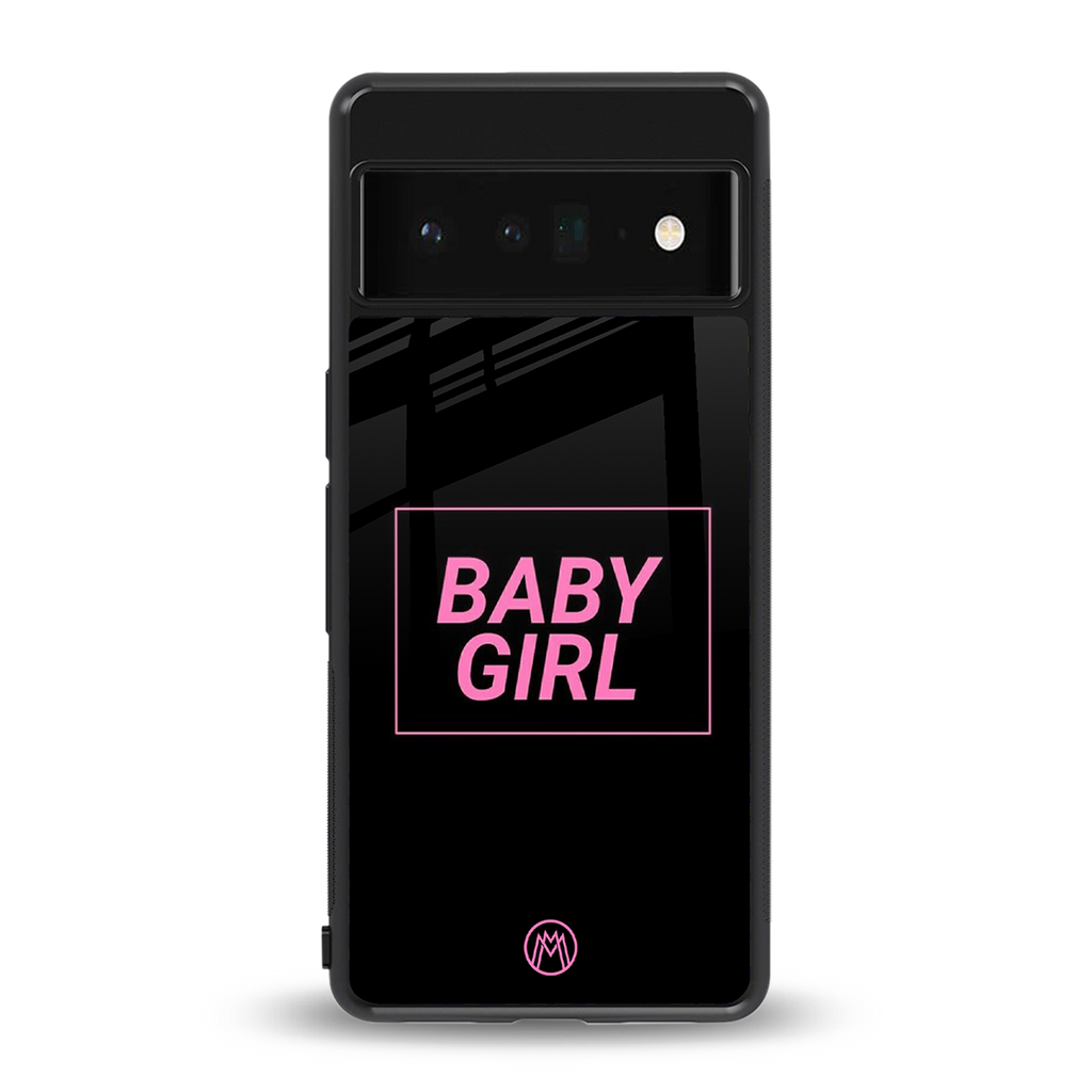 baby girl back phone cover | glass case for google pixel 6 pro