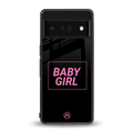 baby girl back phone cover | glass case for google pixel 6 pro