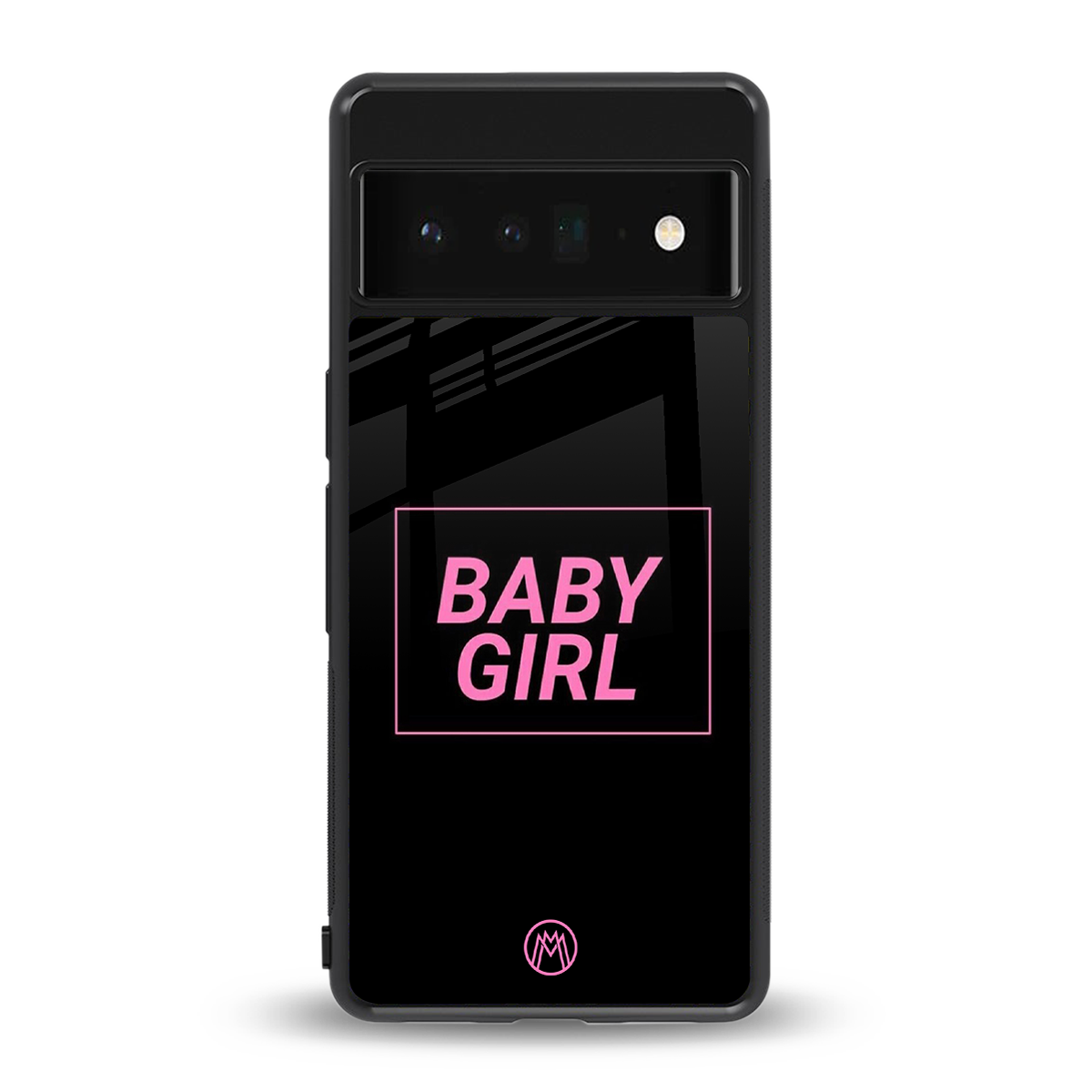baby girl back phone cover | glass case for google pixel 6 pro