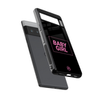 baby girl back phone cover | glass case for google pixel 6 pro