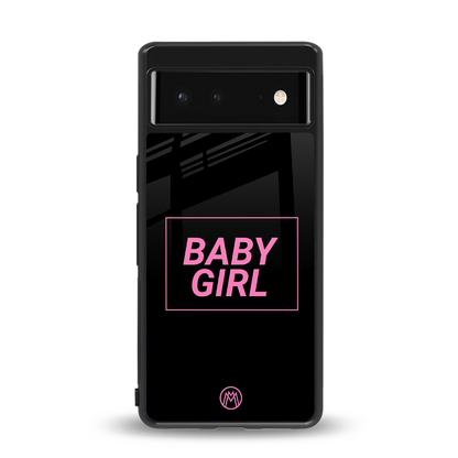 baby girl back phone cover | glass case for Google Pixel 6A