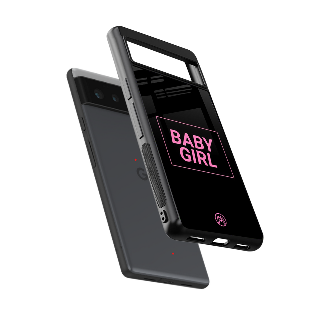 baby girl back phone cover | glass case for google pixel 6