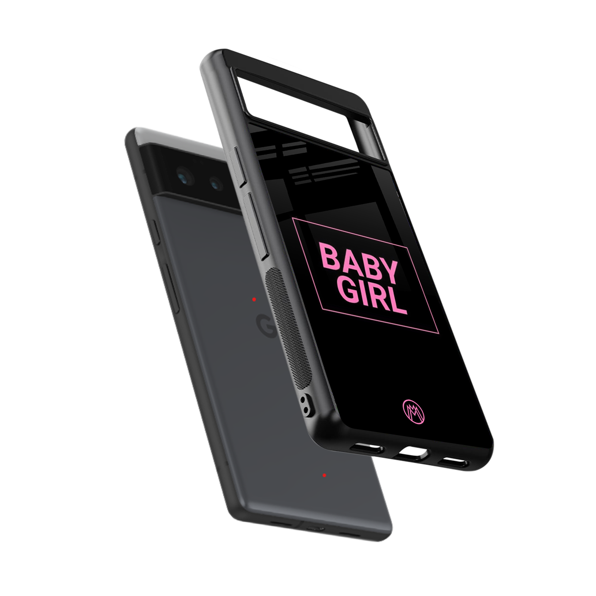 baby girl back phone cover | glass case for google pixel 6