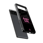 baby girl back phone cover | glass case for Google Pixel 6A