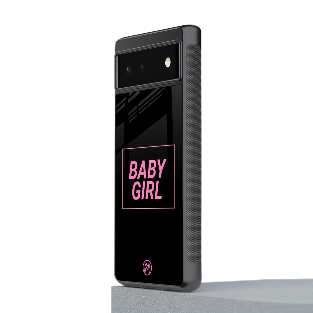baby girl back phone cover | glass case for google pixel 6