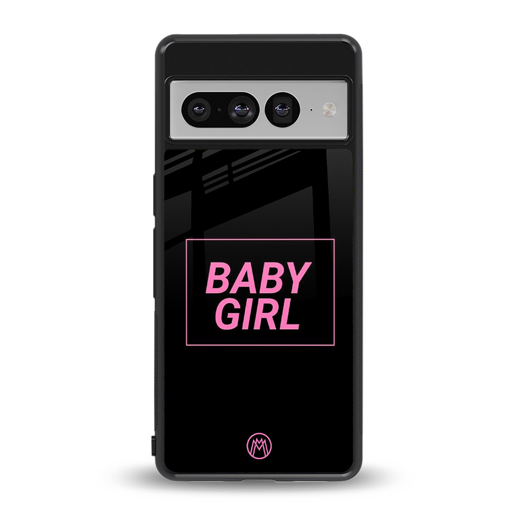 baby girl back phone cover | glass case for google pixel 7 pro